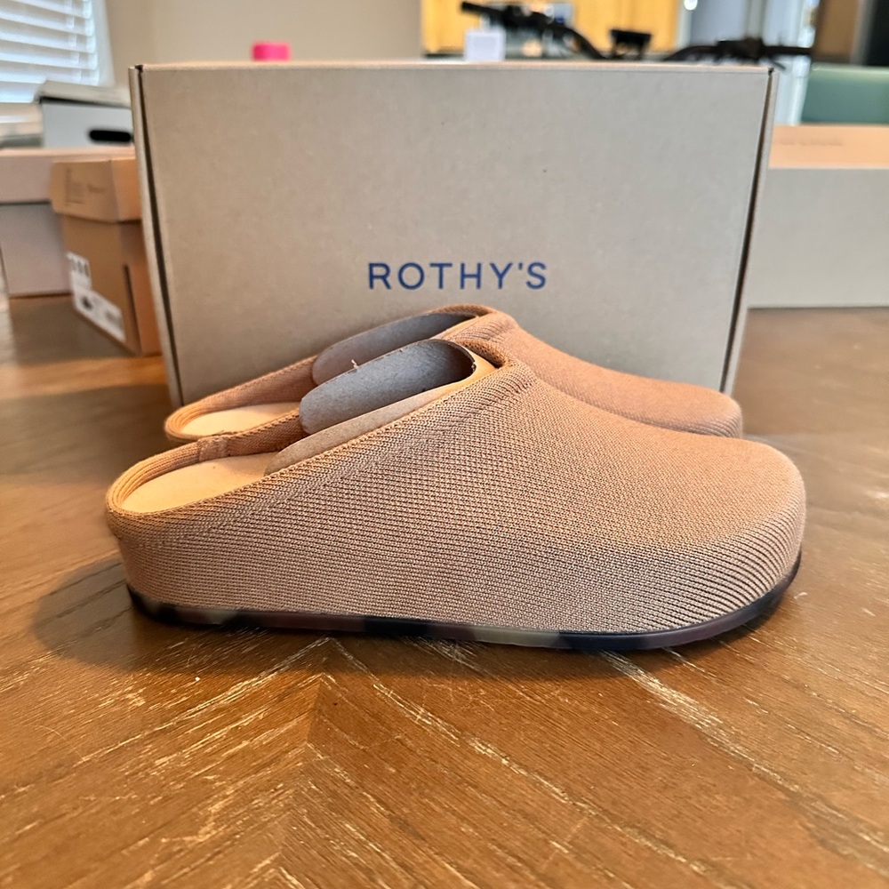 Rothy's The Casual Clog — Merino Wool: Butternut